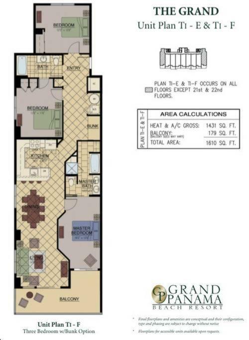 Villa Grand Panama 1-1201 3-Bed à Panama City Beach Extérieur photo